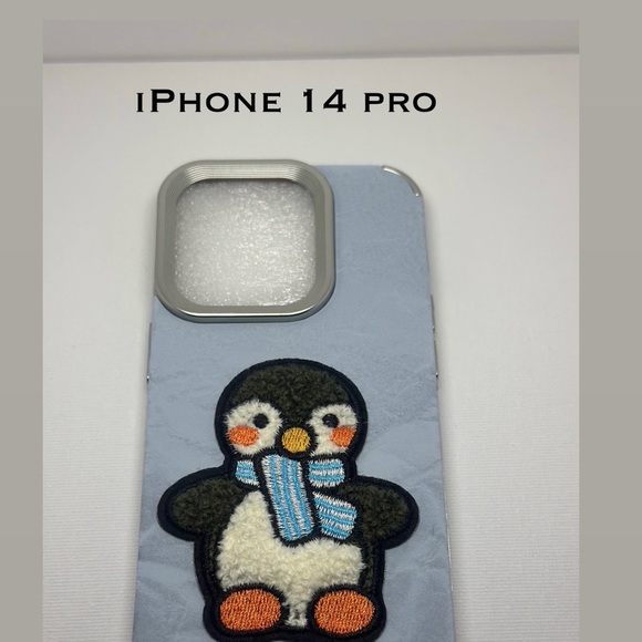 Other - Blue Penguin iPhone 14 Pro Case with Soft Silicone Design